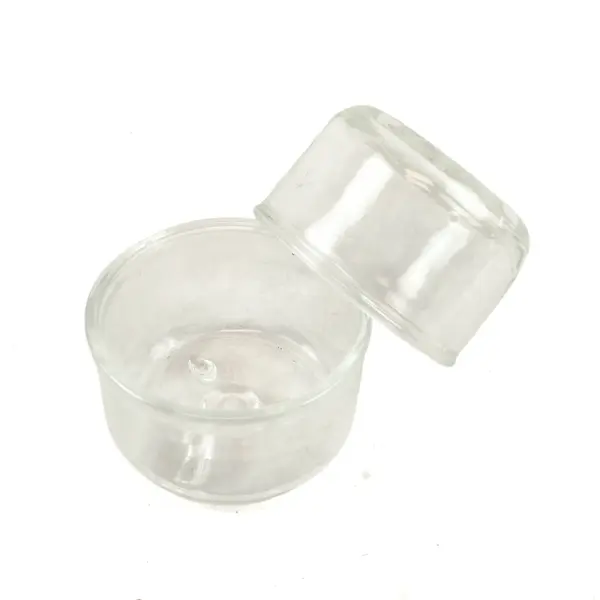 Lot of 3 Clear Glass Votive Tea Light Candle Holders