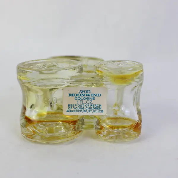 Vintage Avon Courting Carriage Moonwind Cologne Bottle Collectible