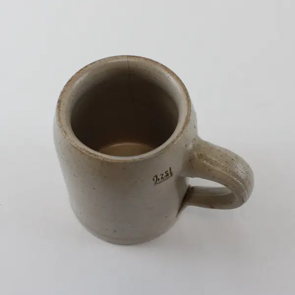 Vintage German C. Mayer & Co. Salt Glazed Stoneware Beer Stein 4"