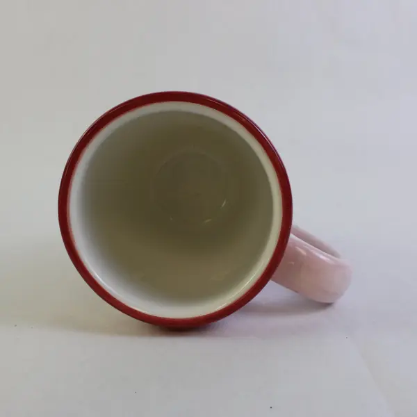 Hausenware 2003 Valentine Pink Ceramic Hearts Coffee Mug Cup