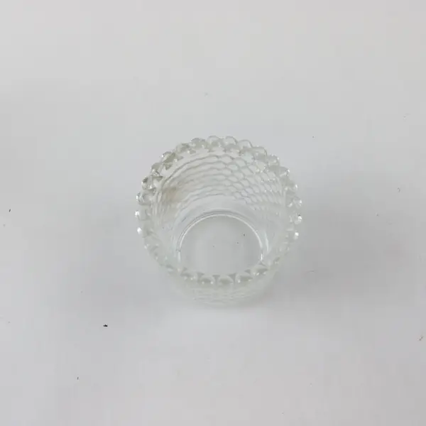 Set of 3 Clear Hobnail Glass Votive Candle Holders Farmhouse Decor