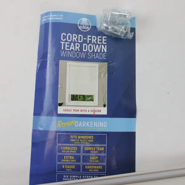 Achim Cord-Free Tear Down Window Shade Used Great Condition