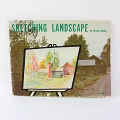 Vintage Sketching Landscape by Victor Perard Pitman Book 25 1957 Paperback