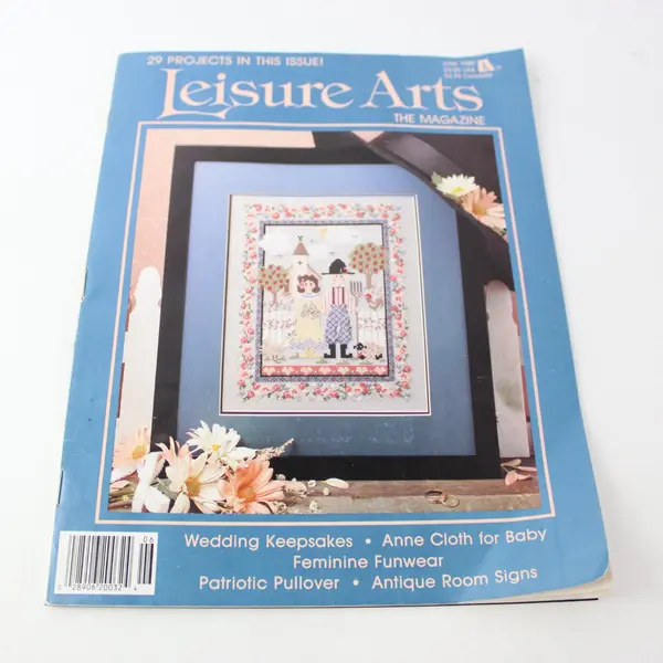Vintage Lot of 2 Leisure Arts The Magazine June & August 1989 Good