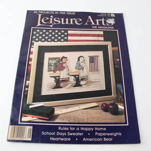 Vintage Lot of 2 Leisure Arts The Magazine June & August 1989 Good