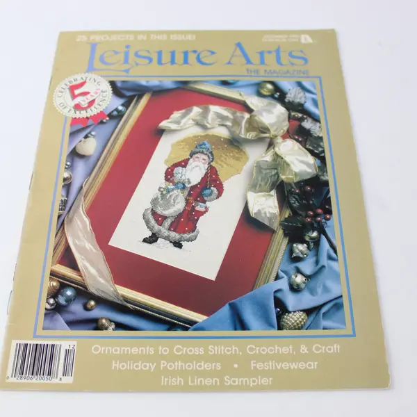 Vintage Lot of 2 Leisure Arts The Magazine December 1990 April 1991 Good