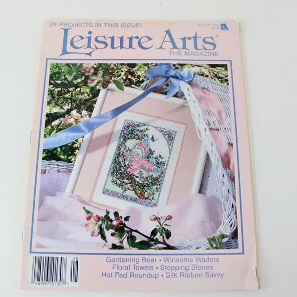 Vintage Lot of 2 Leisure Arts The Magazine February 1996 & August 1997