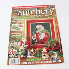 Vintage The Stitchery Magazine July 1996 Stitch Christmas This Summer Good