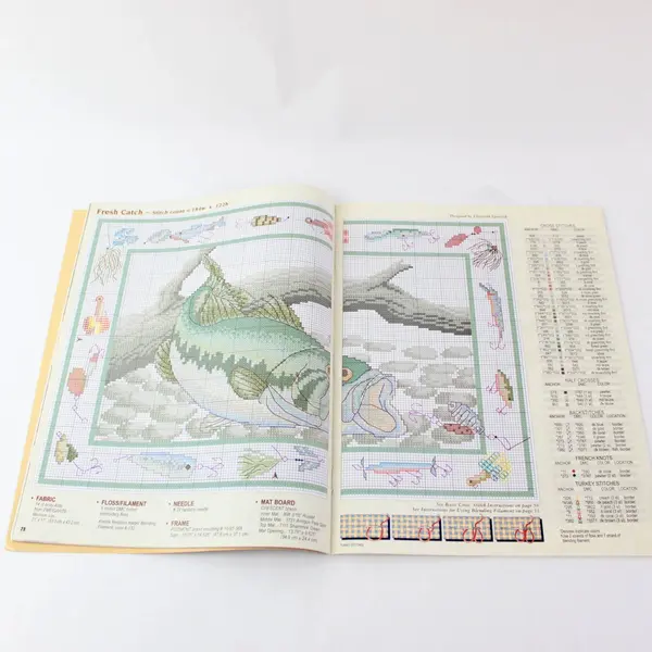 Vintage The Stitchery Magazine July 1996 Stitch Christmas This Summer Good