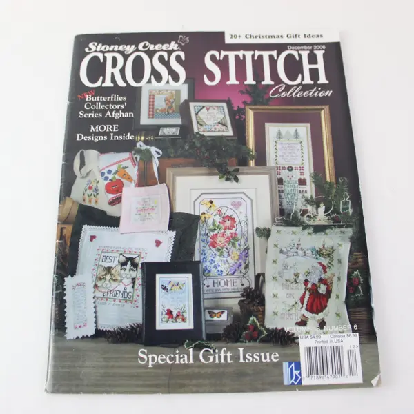 Stoney Creek Cross Stitch Collection Magazine Special Gift Issue Dec 2006 Good