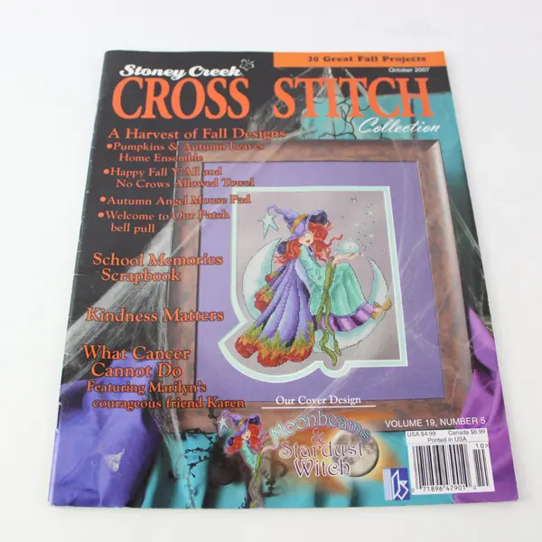 Stoney Creek Cross Stitch Collection Magazine 20 Great Fall Projects Oct 2007