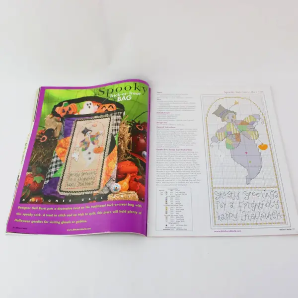 Vintage Stitcher's World Magazine Sept 2005 19 Great Projects for Fall Good