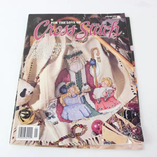 VTG Lot of 3 For The Love of Cross Stitch Magazines Mar 1990 Jan 1994 & Jan 1997