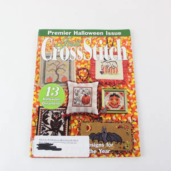 Lot of 2 Just CrossStitch Magazines July/Aug 2008 & Sept/Oct 2008 Good