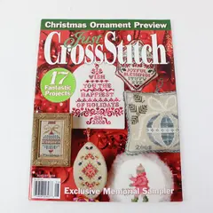 Just CrossStitch Aug 2008 Christmas Ornament Preview Single Issue Mag
