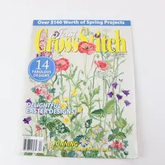 Single Issue Just CrossStitch Magazine March/April 2010 14 Fabulous Designs Good