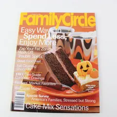 VTG Family Circle Magazine October 15 2003 Easy Ways to Spend Less Enjoy More 