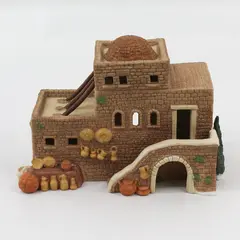 1987 Dept 56 Little Town Of Bethlehem Set Replacement Potters Shop