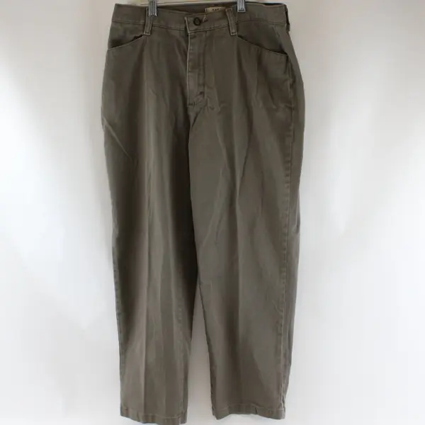 Lee Gray Taupe Straight-Leg Pants Petite 10SP