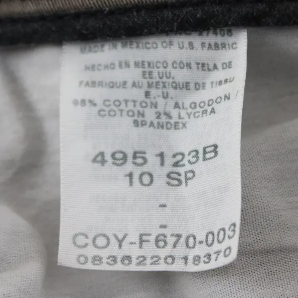 Lee Gray Taupe Straight-Leg Pants Petite 10SP