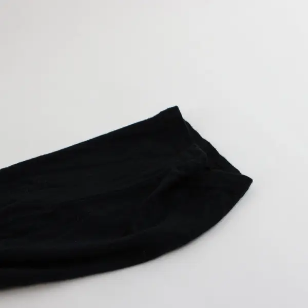 GAP Solid Black Long-Sleeved T-Shirt Women's XL
