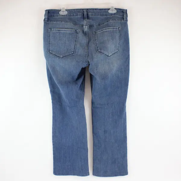Old Navy Womens Mid-Rise Bootcut Jeans Sz 14 Stretch Casual Blue Denim
