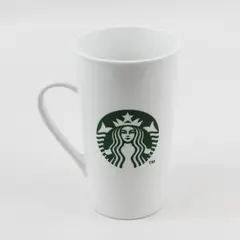 2014 Tall 16 Ounce White Starbucks Logo Ceramic Coffee Mug