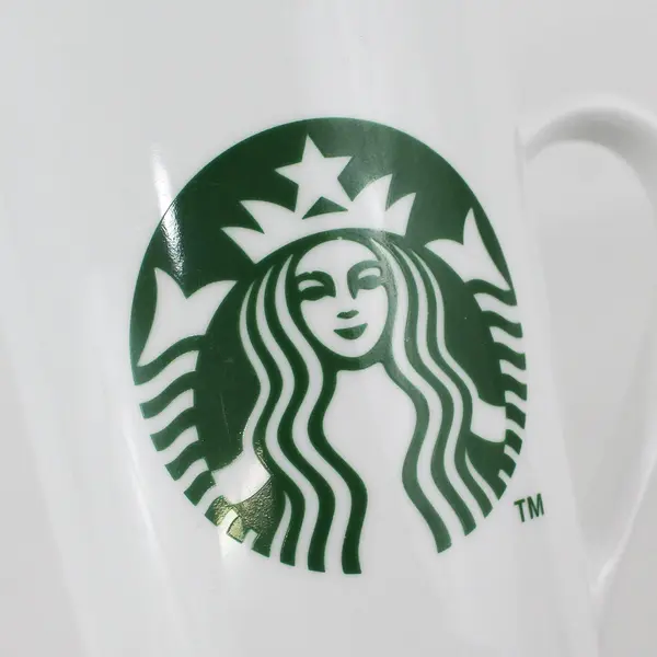 2014 Tall 16 Ounce White Starbucks Logo Ceramic Coffee Mug