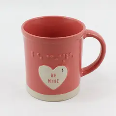 Sheffield Home Pink Valentine's Day Coffee Mug Reading Be Mine