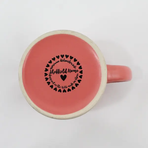 Sheffield Home Pink Valentine's Day Coffee Mug Reading Be Mine