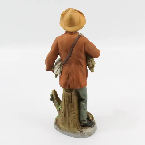 Vintage Homco Walking Old Man With Sticks Figurine 8884