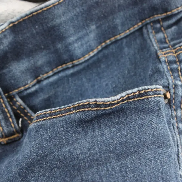 Curve Appeal Long Mid-Rise Denim Shorts Women's Size 2