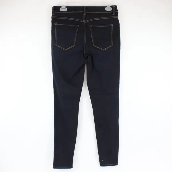 Time And Tru Jegging Skinny Jeans Womens 12 Blue Denim High Rise Dark Wash