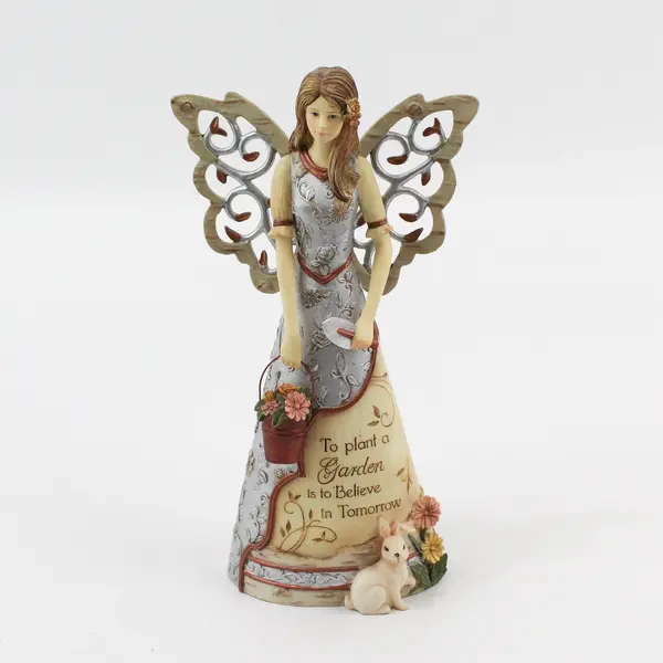 Pavilion Gifts Elements Gardening Angel Figurine 82129 Resin