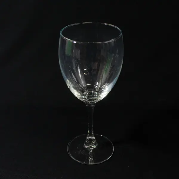 Set Of 4 Clear Crystal Wine Glasses 7.25"