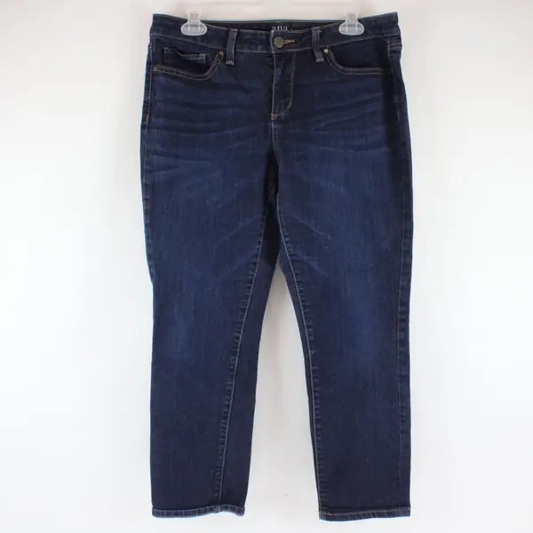 a.n.a A New Approach Jeans Women's 10 Blue Dark Wash Skinny Ankle Denim Stretch