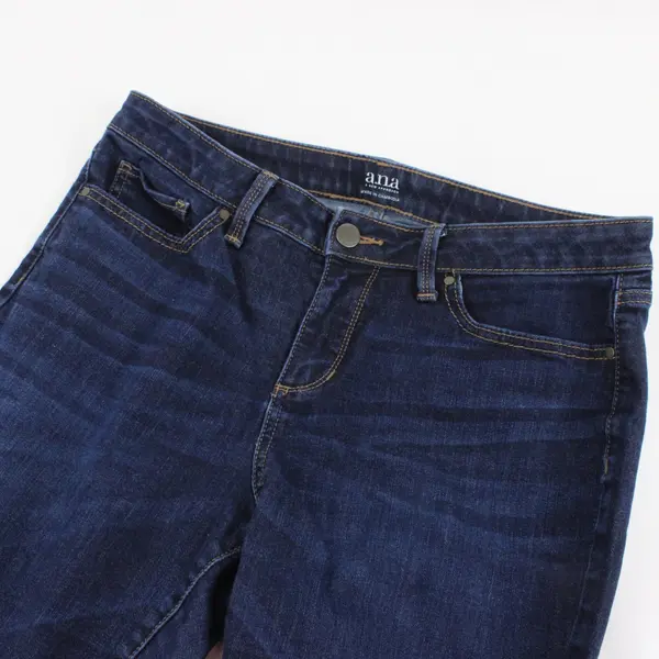 a.n.a A New Approach Jeans Women's 10 Blue Dark Wash Skinny Ankle Denim Stretch