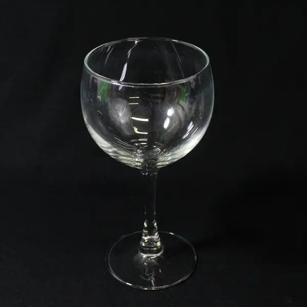 Set of 4 Clear Crystal Wine Glasses 6.75"