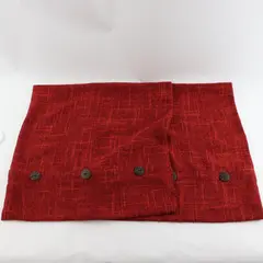 Set of 2 Red Square Throw Pillow Covers 17in
