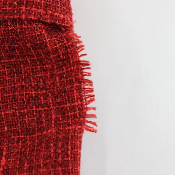 Set of 2 Red Square Throw Pillow Covers 17in