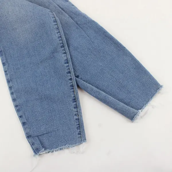 Gap Jeggings Womens 8/29 Blue Light Wash Skinny Stretch Distressed Ends