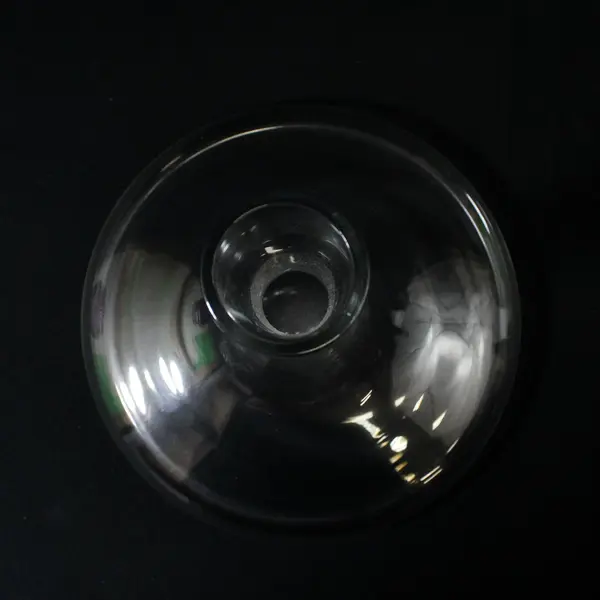 Large Clear Glass Wine Decanter Wide Base Straight Neck 9.5"