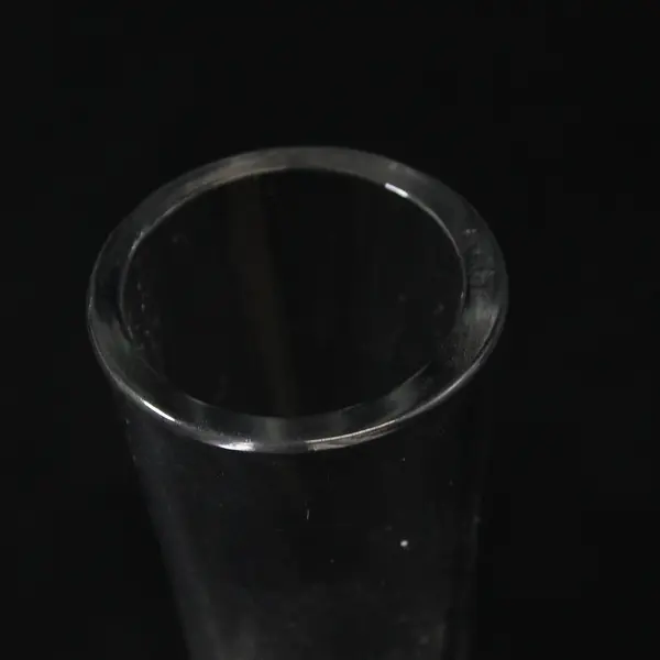 Large Clear Glass Wine Decanter Wide Base Straight Neck 9.5"