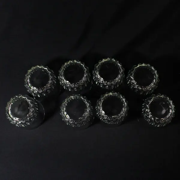 8 Vintage Luminarc Celebrity Clear Old Fashioned  Glasses France⁠ 3.25" 