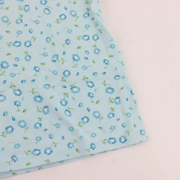 French Dressing Blue Floral Camisole Scoop Neck Spaghetti Strap L