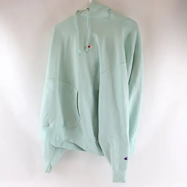 Champion Reverse Weave Mens 2XL Mint Teal Hoodie Pullover