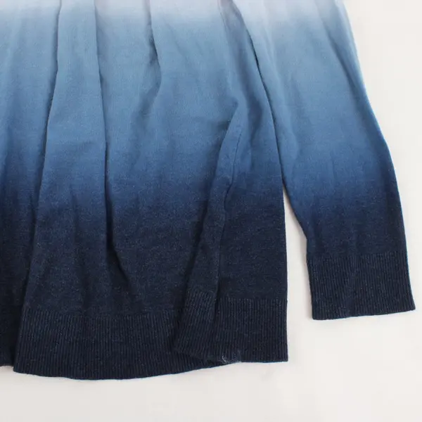 Style & Co Blue Ombre Open Front Cardigan Womens Medium