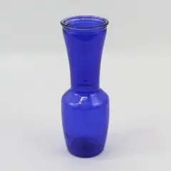 9 Inch Cobalt Blue Glass Flower Vase