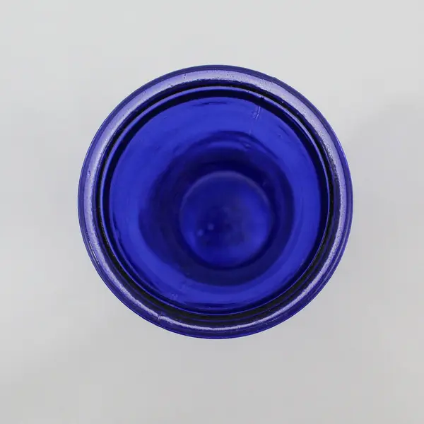9 Inch Cobalt Blue Glass Flower Vase