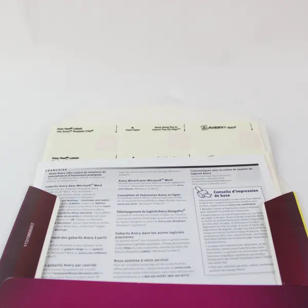 Avery 8660 (690 Count) Clear Easy Peel Address Labels 1" x 2-5/8"  